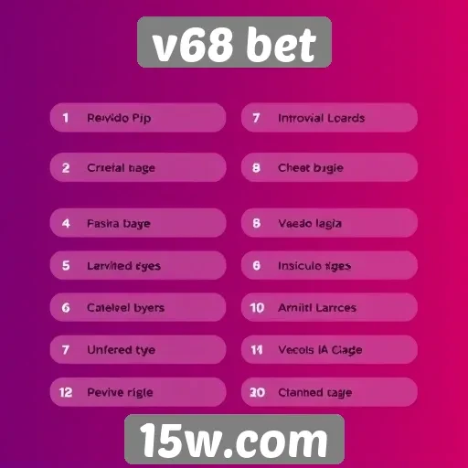Métodos de pagamento disponíveis no v68 bet